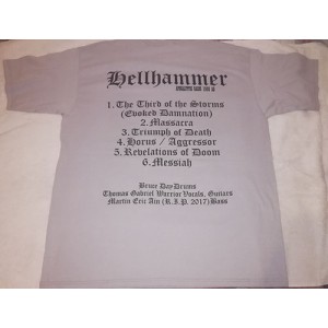 Hellhammer Apocalyptic Raids 1990 AD Playera Manga Corta 
