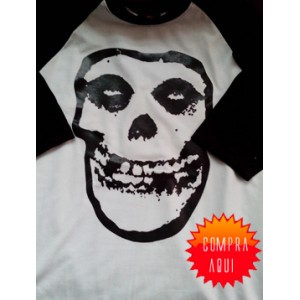 Misfits Playera Tres Cuartos Envio Gratis Mexico Paga En OXXO 